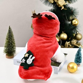 Christmas costume for cats, Christmas dog costume, pet costume, Christmas costume for puppies, cats, dogs, Christmas costume, suitable for small dogs or kittens