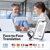 AHEYE XP7 AI Translation Earbuds, 3-in-1 Language Translator Earbuds Real