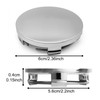 Pack of 4 Hub Caps 60 mm - Universal Wheel