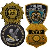 EMORBALS 4 Pieces NYPD Patches, Police Embroidered Iron on Patch