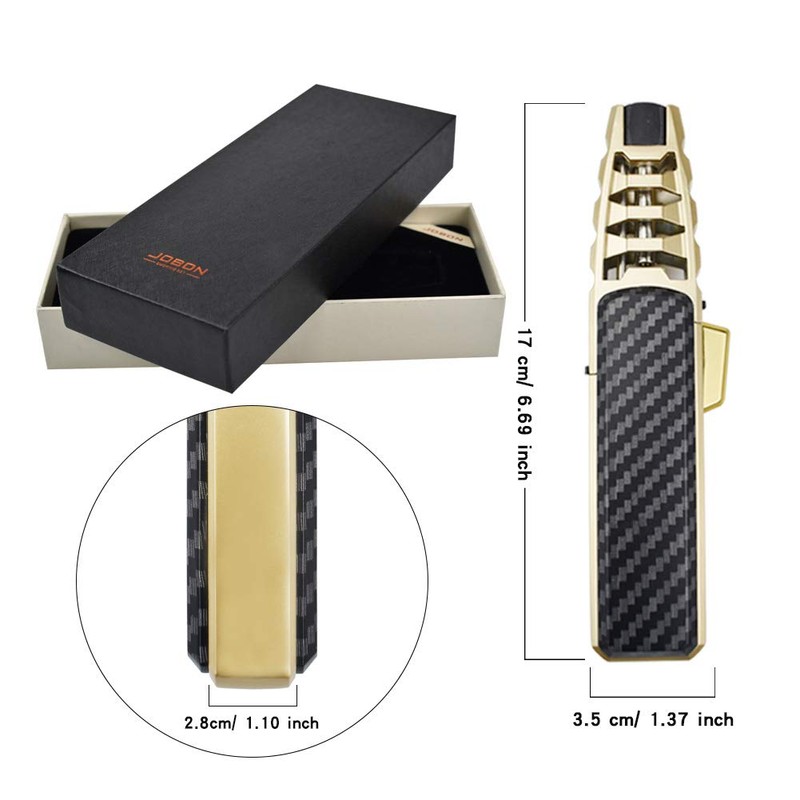 DOUBFIVSY Butane Torch Lighter, Refillable Kitchen Cooking Torch with Safety