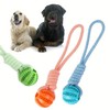 Thingymabob Dog Rope Toy with Cotton Blend Leakage Ball, Durable