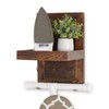 Wall Mount Ironing Board Holder - Space Saver with Hardware