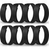 Chivao 8 Pieces Black Boot Blousers Elastic Military Boot Straps