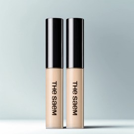 The Saem Cover Perfection Tip Liquid Concealer 6.5g, light beige, 2 pcs. / 더샘 커버 퍼펙션 팁 리퀴드 컨실러 6.5g, 라이트 베이지, 2개