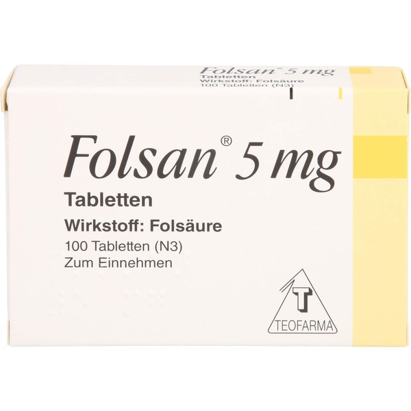 Folsan 5 mg Tabletten, 100 pcs. Tablets