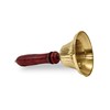 CRAFTSMAN 14 cm Hindu Pooja Puja Brass Bell With Wooden