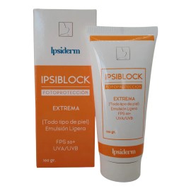 Ipsiblock Bloqueador Solar Extrema Fps50 Fotoprotector Uva Uvb 100g