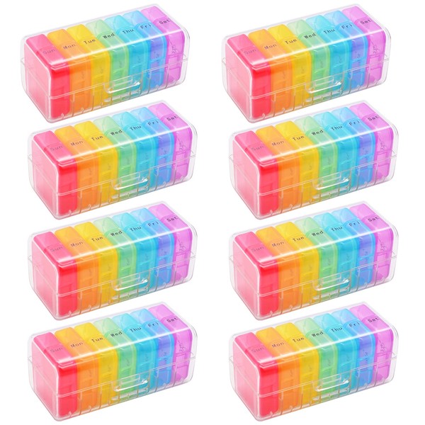 Greencycle Weekly 7 Day Pill Organizer 2 Times A Day