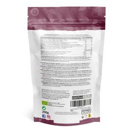 Organic Acai Berries Powder - Freeze-Dried - 200g. Brazilian Acai, Lyophilised, Raw. Extract from Açai Berry Pulp. Vegan & Vegetarian Friendly