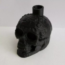 Deals-n-Sight Aztec / Mayan Screaming Death Whistle Onyx Black Skull  *** MADE IN USA ***