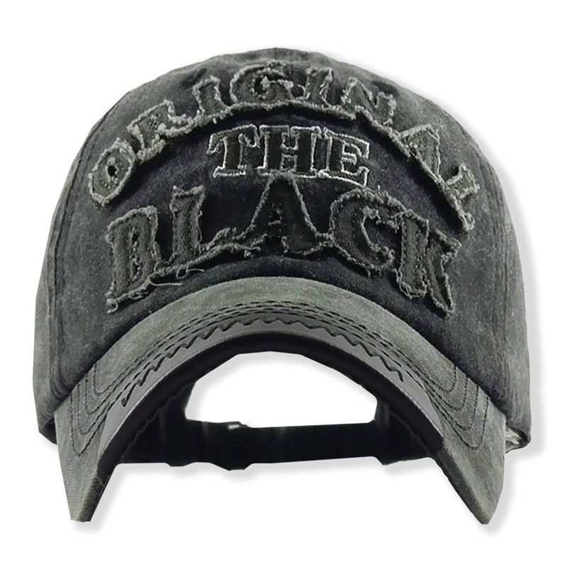 White Fang CA213 Men's Vintage Damaged Cap, Logo, Cool, Stylish,