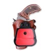 Premium Leather OWB Paddle Holster with Open Top Fits, Taurus