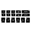 AC Dash Button Repair Kit - Replacement Sticker for Fixing