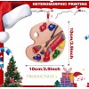 Unbranded 4 Pieces Christmas Painters Palette Ornament, Resin