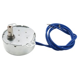 Fielect Synchronous Motor AC 110V 15-18RPM Turntable Motor CW Direction 4W TYC-50 Double Flat Tapping Shaft