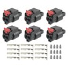 MOTOALL 6Pcs pa66-gf15 Ignition Coil Plug Connector Compatible with Dodge