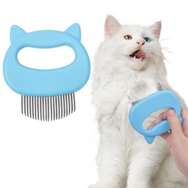 HFZRZFH Pet Hair Removal Massaging Shell Comb for Cats and Dogs - Deshedding and Grooming Tool for Long and Short Hair Pets