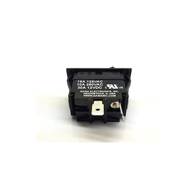 GAMA Electronics 30 Amp Off-On Rocker Switch