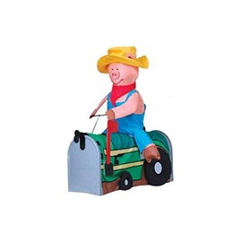 Premier Kites 58101 Inflatable Mail Box Cover, Pig on Tractor, 18-Inch