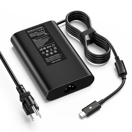 Cargador de portátil de 65 W para Dell Inspiron 15 14 13 11 17 3000 5000 7000 Latitude - Punta doble de 4,5 mm y 7,4 mm incluido - Cable de fuente de alimentación VUOHOEG 19,5 V 3,34 A