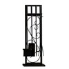 Fire Beauty 5 Piece Black Steel Fireplace Tool Set Fireplace