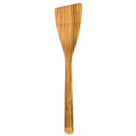 Rock & Branch Olive Wood Spatula, Wooden Spatula for Cooking, Safe for Nonstick Cookware, 13" Long