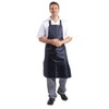 Whites Chefs Apparel Light Duty Waterproof Bib Apron Nylon Blue