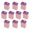 50 Pack Automotive MCASE Mini Box Shaped Cartridge Fuse Kit