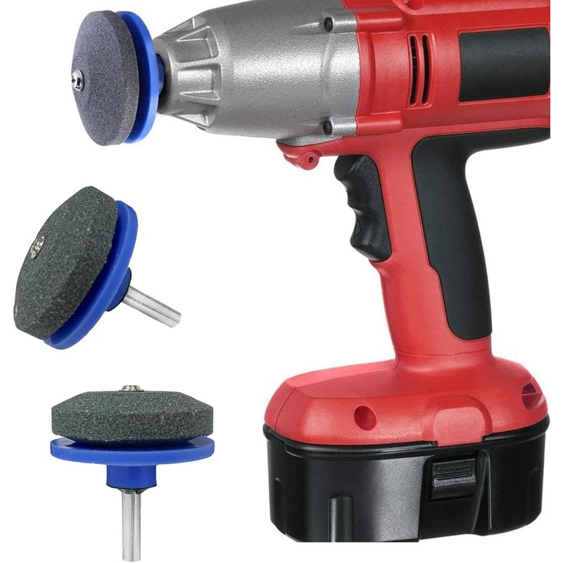 Premium Lawn Mower Blade Sharpeners - 2-Pack Blue Garden Tool