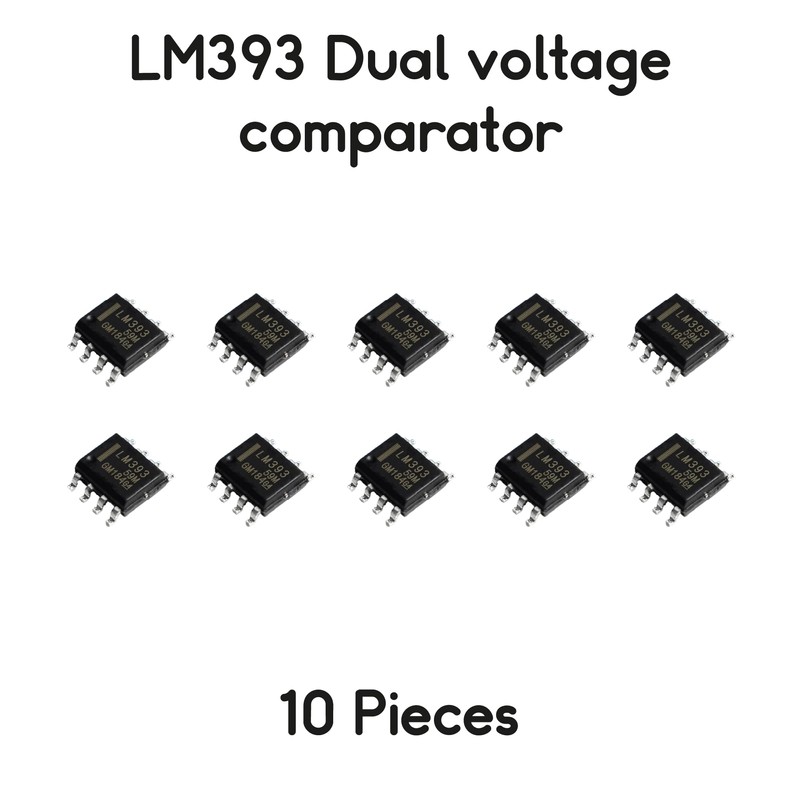LM393 SMD SO-8 Dual Voltage Meter (Pack of 10)
