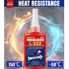 ThreadLocker L222 1.69 Fl oz/50 ml, Thread Lock Low Strength