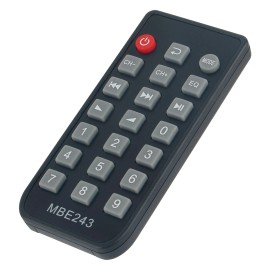 For Pyle Replace Remote for Pyle PDA6BU PDA7BU PDA65BU PDA8BUWM PPRE70BT PFA600BU PTA44BT