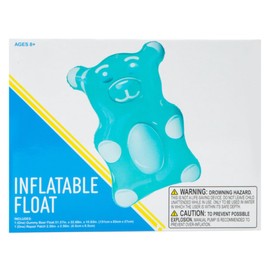 Generic 1616 Holdings Inflatable Blue Gummy Bear Pool Float 51.57 inches x 32.68 inches, Large