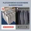 GIVROLDZ Extendable Clothes Rail, 350 mm/13.78 Inches, Multifunctional Trouser Holder