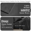 Beautyrest Sheet Set Cotton Rich 600TC, Moisture Wicking Cooling Sheets