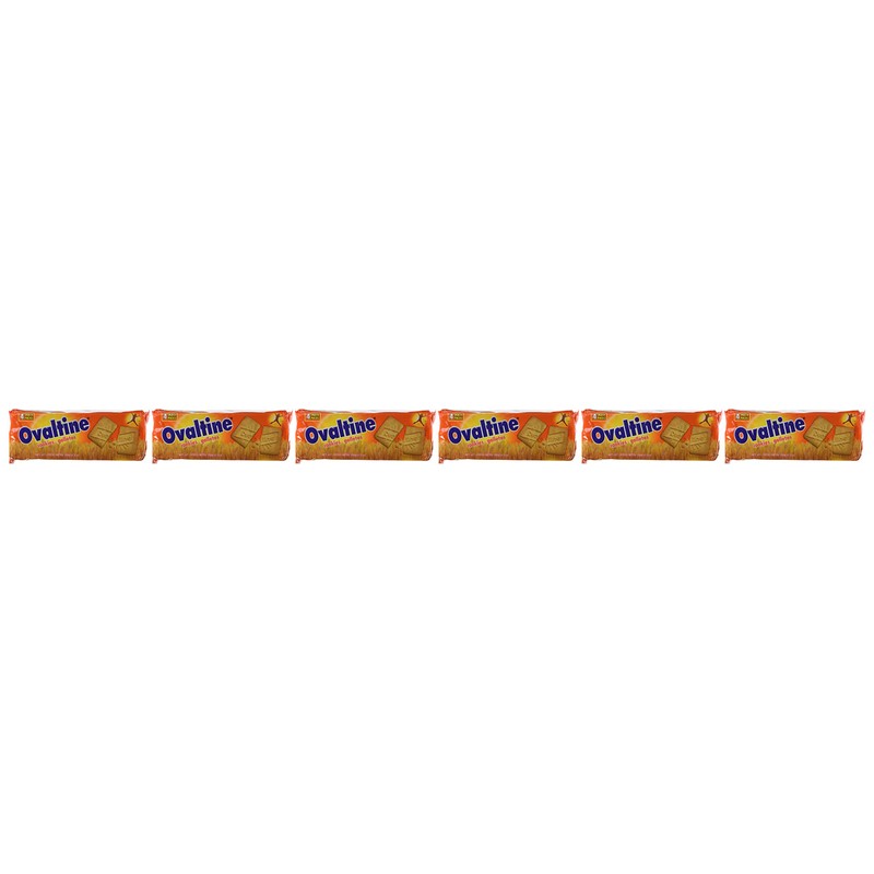 Ovaltine Biscuits, 150-Gram Packages - Pack of 6 (120 Biscuits)