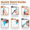 Chalkola Extra Fine Tip Metallic Chalk Markers (10 Pack, 1mm