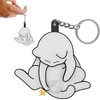 [Vibrly] Cat Keychain 3D Rotating Cat Keychain Cat Lovers Must-See