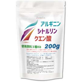 JAY&CO. Arginine, Citrulline, Citric Acid Additive-Free Powder (2000mg+2000mg+1000mg per serving) (40 servings)