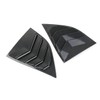 Carbon Fiber Side Window Louvers Air Vent Scoop Shades Cover