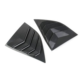 Carbon Fiber Side Window Louvers Air Vent Scoop Shades Cover Blinds for Dodge Challenger 2008-2023