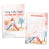 VAVINCI Playground Park Birthday Invitations