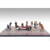 American Diorama RACE DAY METAL FIGURES SET 2 1/43 AMERICAN