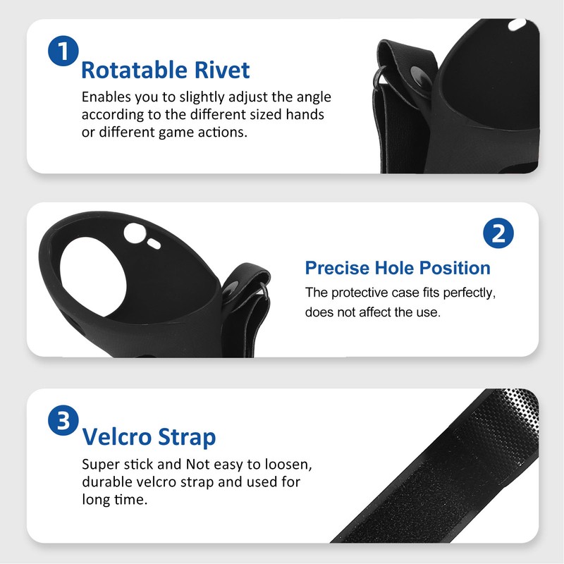 2pcs Touch Controller Grip Cover Silicone Grip Cover Protector with
