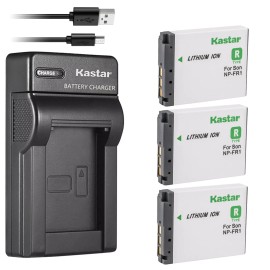 For Sony LTD2 Charger & 3 battery for Sony NP-FR1 DSC-G1 DSC-V3 DSC-F88 DSC-T30 DSC-T50