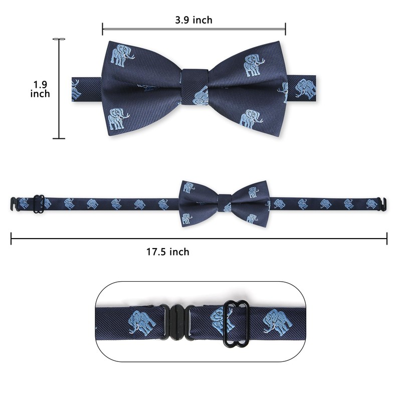 Enlision Blue Kids Bowtie Pre Tied Bow Ties for Boys