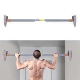 Pull-Up Bar For Door Frame Chin Up Bar Upper Body Workout Portable Training Adjustable Width Locking Mechanism Intelligent Counting, Loose Reminder, No Screws Need To Be Drilled Free Disassembly.
