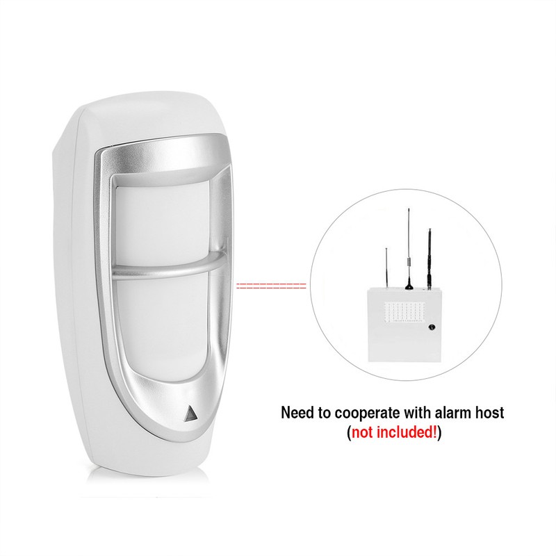 Outdoor Waterproof Wired Motion Detector Dual PIR Sensor Pet Immunity