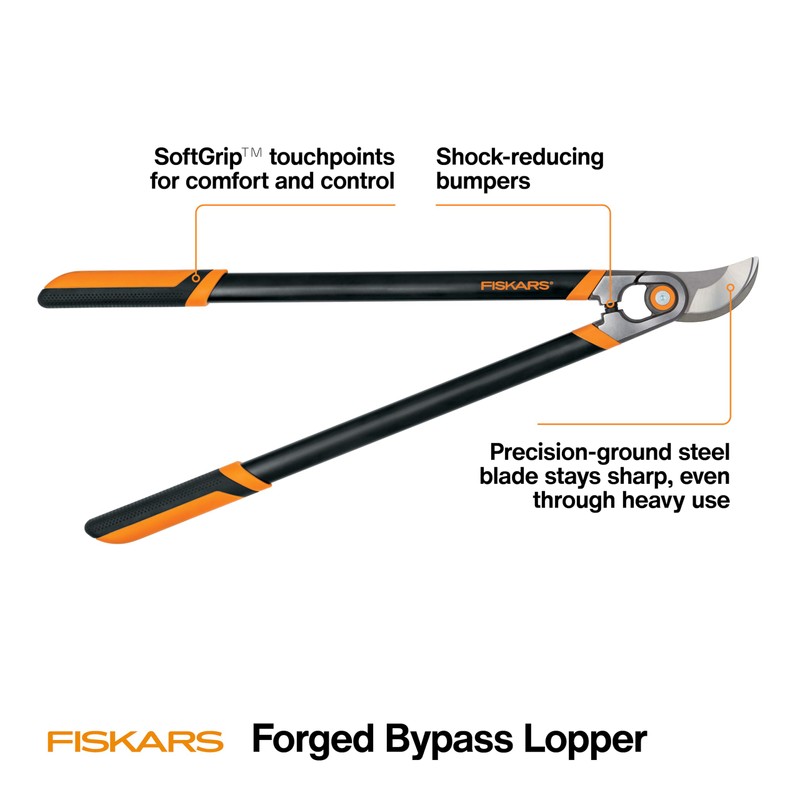 Fiskars Forged Lopper, Heavy-Duty Branch Cutter Gardening Tool with Replaceable